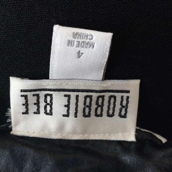 Robbie Bee white dress with black floral (everything must go! Moving sale) - Picture 4 of 5